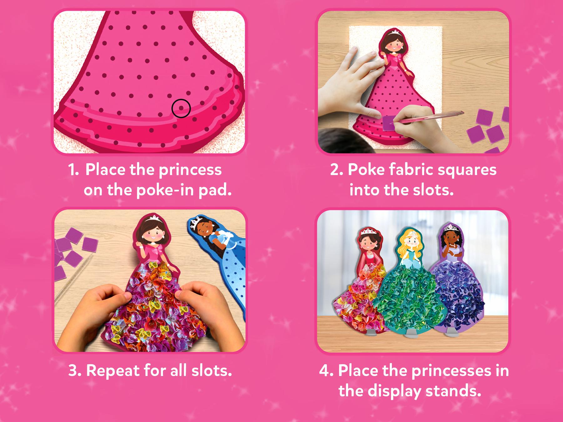 Poke in Art - Skillmatics Art & Craft Activity, Mess-free Art for Kids, DIY kit, Gifts for Girls & Boys Ages 4 to 9 Creative Play Artistic