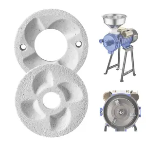 VEVOR 2PCS Grinding Sheets for Electric Grain Mill Grinder, Marble Dry Wet Grinding Discs, Replacement Grinding Plates Compatible with VEVOR GM-002 Corn Spice Mill Grinder