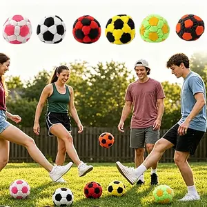 Footbag Ball Suede Soft Sacks Kick Ball Outdoor Sport Toy Juggling Ball Acrobatics Toss Ball Kid Adults Group Play Activite Toy