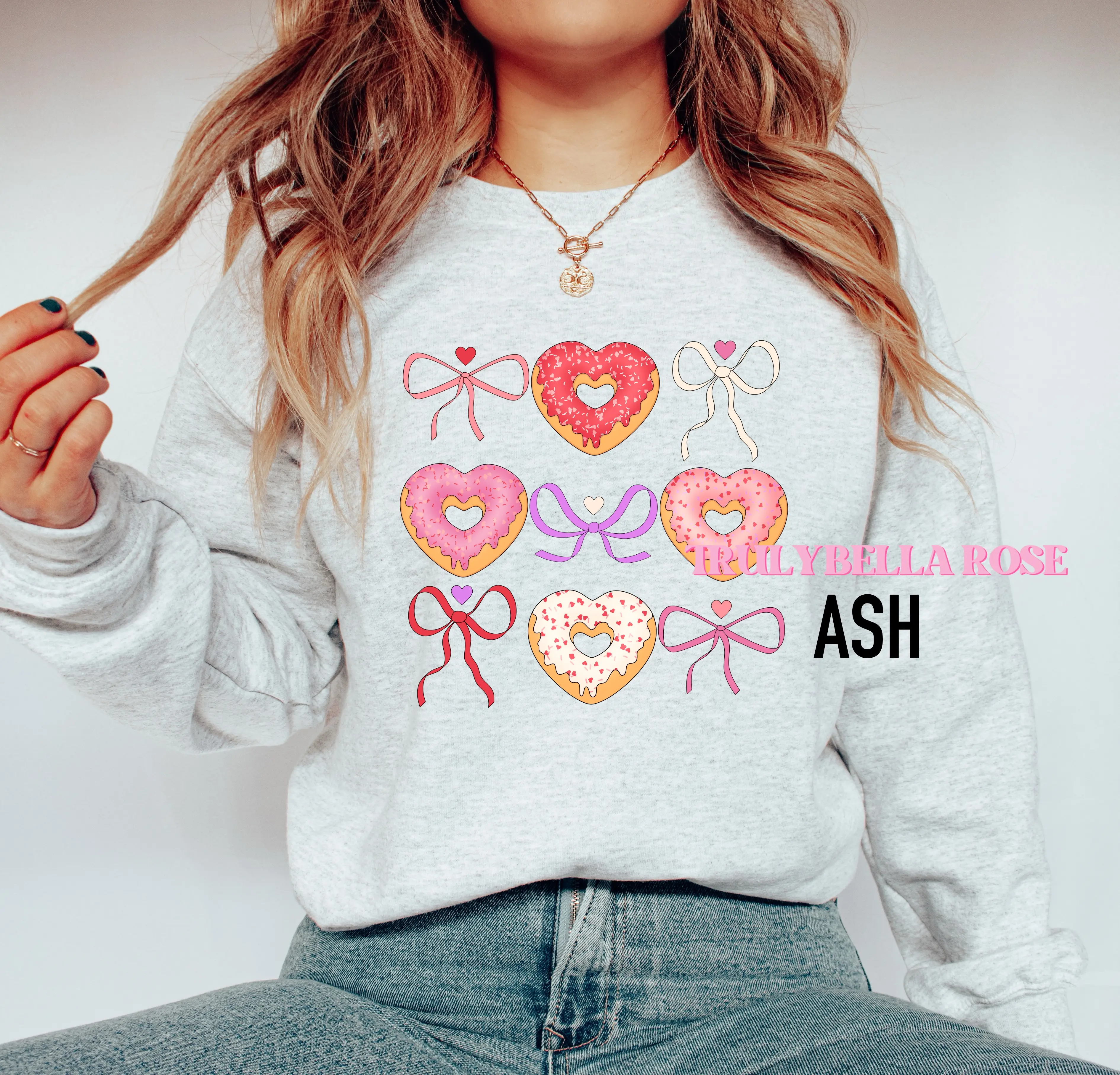 Donut Valentine’s Day sweatshirt, Gildan sweatshirt