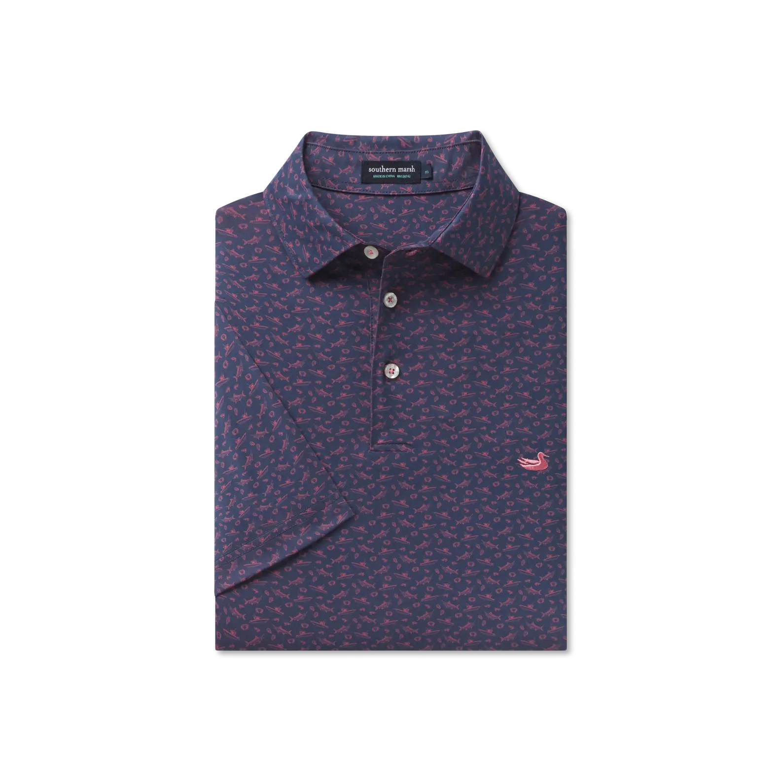 Youth Flyline Performance Polo - Offshore