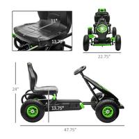 Style 2, Green, Rubber Wheels, 110 lbs, Ages 5-12