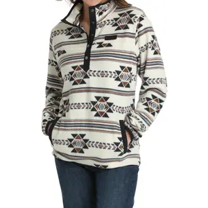 Women's Cinch Fleece Pullover CREAM