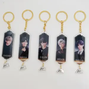 Game Love and Deepspace Acrylic Stand Keychain Xavier Zayne Rafayel Sylus Badge Brooch Figure Display Anime Goods Collection