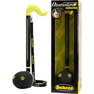  Otamatone Deluxe Monster [Lime Green] - Japanese Musical Instrument Electronic Synthesizer - Maywa Denki Studio - Fun Gift for Teens and Adults