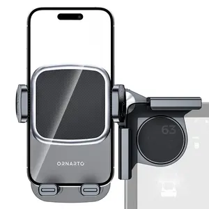 ORNARTO for Tesla Phone Mount, 360° Adjustable Car Phone Holder Mount for Tesla Model Y 3 S X Accessories, Enhanced Stability & Touchscreen Protection, Universal Fit for All iPhone & Android Phones