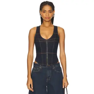 LIONESS Westwood Top in Indigo