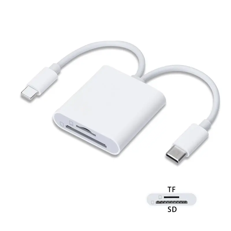 USB-C to SD Card Reader, Multi-functional Type-C Interface Mobile Phone SD Card Reader, Mobile Phone Accessories for iPhone 13/14/15/16