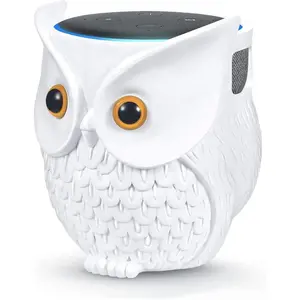 Owl Holder Stand, Upgraded Owl Statue  Speaker Holder Stand for Echo Dot 4th/3rd/2nd and 1st Generation,   Mini/ Nest Mini (2nd Gen),  Decor Owl Shape Cartoon Decor