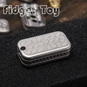 Titanium Alloy Fidget Toy, 3-Section Large Steel Balls and Magnets, Irregular Shape Surface, Stress Relief Toy for Adults and Kids, Stress Relief Fidgeting