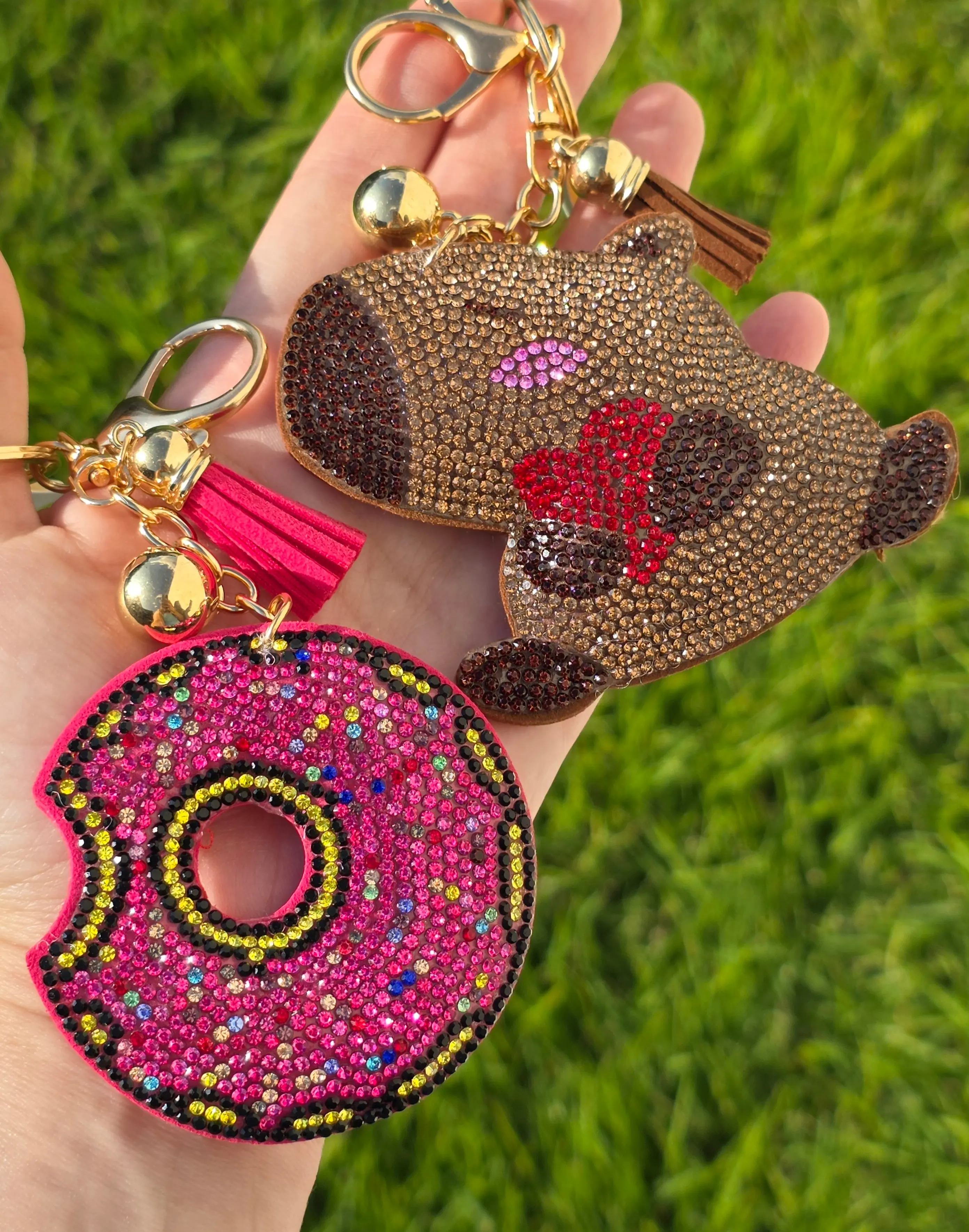 Fashion keychain with crystals Fashion keychain with crystals