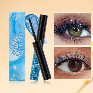 Music Festival Five Color Glitter Mascara Set, Long-Lasting Shimmer, Non-Smudge Formula, Perfect for Parties and Holidays