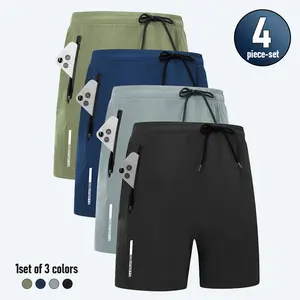 Mens Summer Casual Sports Shorts Elastic Waist Breathable for Outdoor Exercise