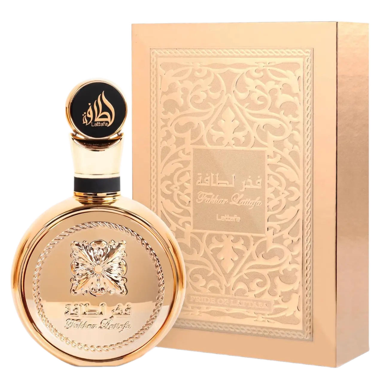 Lattafa Fakhar Gold Extrait Eau De Parfum for Men 3.4oz (100ml) - Rich, Luxurious Fragrance with Oriental Spices and Floral Elements