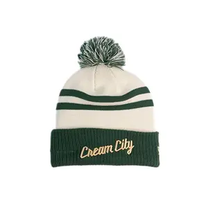 New Era 2025-26 City Edition The East Milwaukee Bucks Pom Cuff Knit Hat