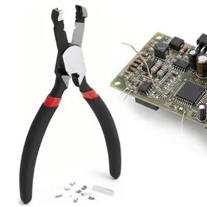 Professional 3-in-1 Screw Extractor Pliers – Combines wire stripping and crimping functions, suitable for 3-9mm stripped/wire-end bolts, a reliable tool for electricians, auto mechanics, and DIY enthusiasts