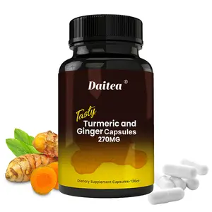 Daitea Turmeric Health Supplement, Supports Bone and Joint Health, 120 Capsules
