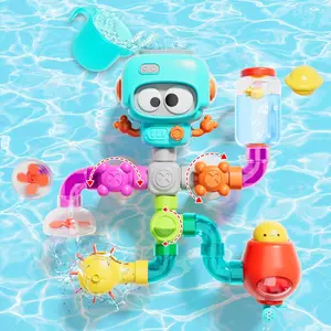 DIY Assemble Water Pipe Bath Toys Ages 4-8, Building Kit for Ages 5-7, Fun Bath Tub Time Birthday Gifts  3 + Year Old Boys & Girls