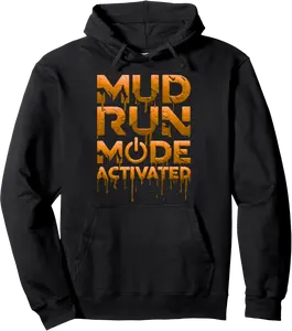 Women Mud Run Mode Activated Muddy Mudding Running Team ATV Pullover Hoodie - Griseldatu Shop 33B0F4JZG9M6