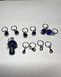 Charm Packs Blue Mushroom Crystal Theme
