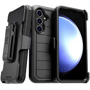 Rome Tech Defender Max Case for Samsung Galaxy S24 (2024) – Heavy-Duty Rugged Protection, Shock-Absorbing Multi-Layer Armor, Raised Bezel Screen & Camera Protection, Ultimate Drop-Defense Design