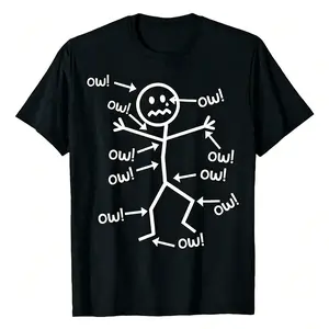 Humorous Chronic Pain Awareness T-Shirt Perfect for Casual Summer Wear Short Sleeve Round Neck Machine Washable