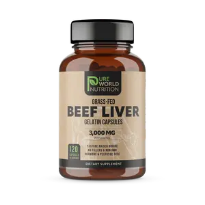 Pure World Nutrition Grass Fed Beef Liver Capsules