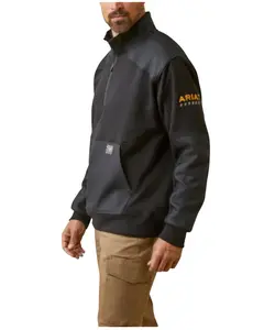 Ariat Men's Men'S Rebar Workman 1/4 Zip Up Work Sweatshirt - 10046401