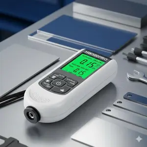 Professional Coating Thickness Gauge 0-2000µm for Metal & Non-Metal Surfaces, Auto Paint & Body Repair, Used Car Assessment, Maintenance & Detailing, Manual Meter for Automotive Professionals