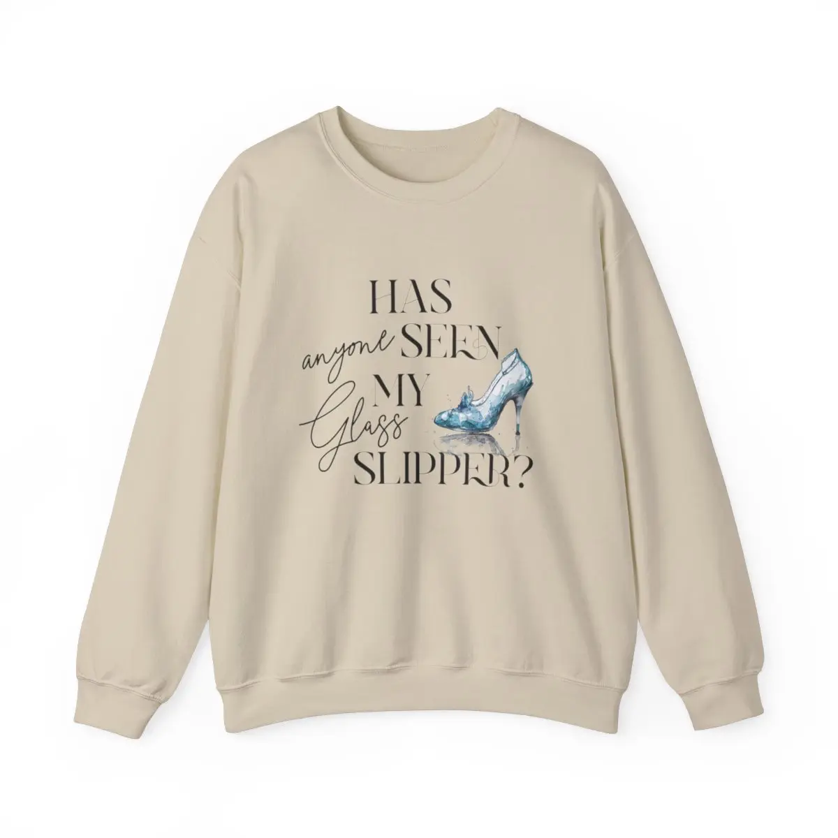 Has Anyone Seen My Glass Slipper Cinderella Unisex Heavy Blend™ Crewneck Sweatshirt