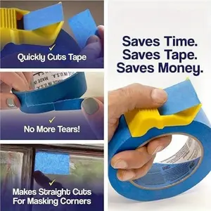 1 set of three pieces with three sizes, tape packer, tape divider, speed up the efficiency of the work, small tape cutter, painting accessories tape corner