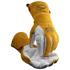 1540 Gloves for TIG/Multi-Task Welder's Glove with Split Cowhide Back - 4" Kontour Wrist Cuff