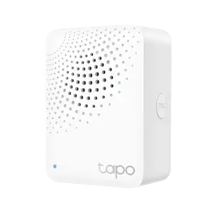 TP-Link & Tapo H100 Smart Hub + Chime – 1 500 ft Long-Range, 64-Device Controller, 19-Ring Doorbell System, 90 dB Alarm, Ultra-Low-Power Sub-G, Works with Tapo Sensors, No Subscription Wireless