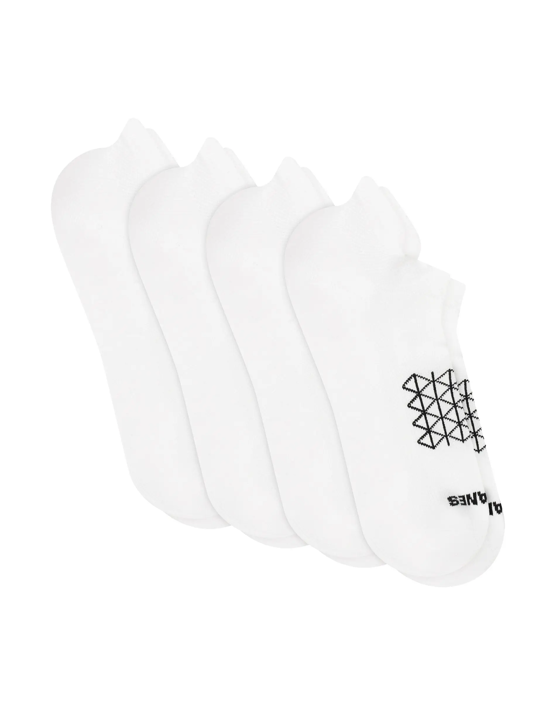 Hanes Absolute Run Men's Socks Pack, 4-Pair , Heel-Shield Tab, Moisture Wicking
