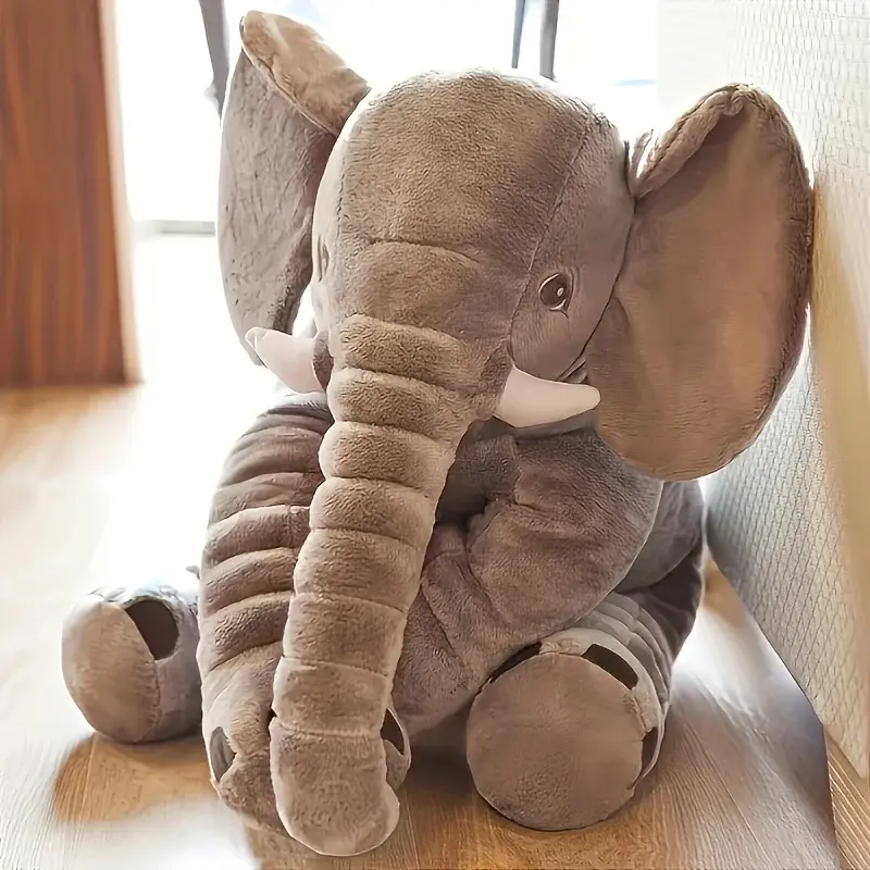 40cm Soft Elephant Plush Toys Cute Elephant Baby Sleeping Pillow Stuffed Animals Best Gifts For Kids Birthday Room Decoration