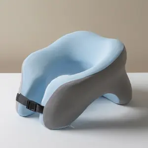 U-shaped pillow nap pillow ,Supportive Memory Foam Neck Pillow Travel Support, Adjustable Elasticity, U-Shaped Cervical Cushion for Sleeping & Napping, Ergonomic Design