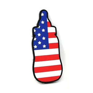 Stinking Patch Co. American Flag Baby Bottle PVC Tactical Baby Diaper Bag Patch