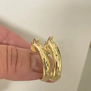 18k Gold Plated Hoop 18k Gold Plated Hoop