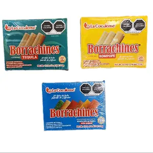 Borrachines - Assorted artificially flavored milk candies, 30 Pieces Pack