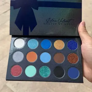 Blue Velvet Eyeshadow Collection - Makeup Cosmetic with Stylish Design for a Bold Look Highly Pigmented Palette