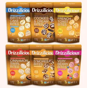 Drizzilicious Mini Rice Cakes Variety Pack 4oz - Healthy Diet Snack, Gluten-Free, Low Calories, Rich in Sweet Flavor