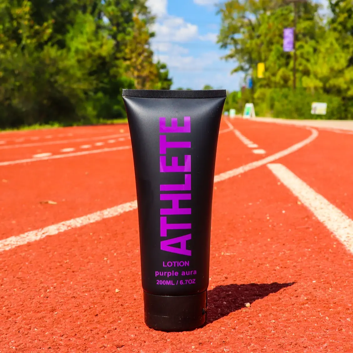 Athlete Body Lotion – Purple Aura | Hydrating, Fast-Absorbing, Non-Greasy Formula with Shea Butter & Vitamin E