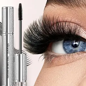 Buy 1 Get 1 Waterproof Fanning Volumizing Mascara, Long-Lasting Voluminous Lashes, Sweatproof Smudge-Proof, Suitable for All Skin Types, Elegant Design,Eyes that speak for you