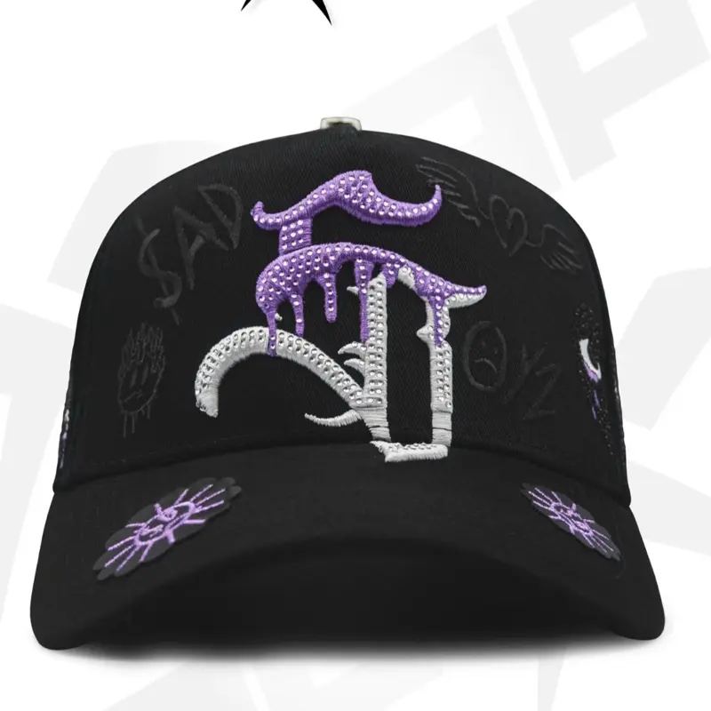 Cap “SadBoys”Murakami, XCap, Black/purple, premium