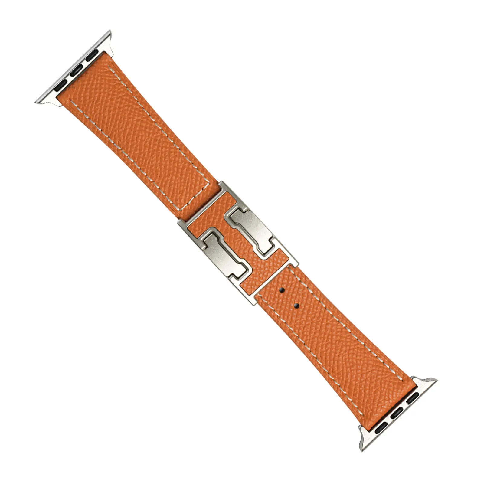 Orange Band +Silver Buckle