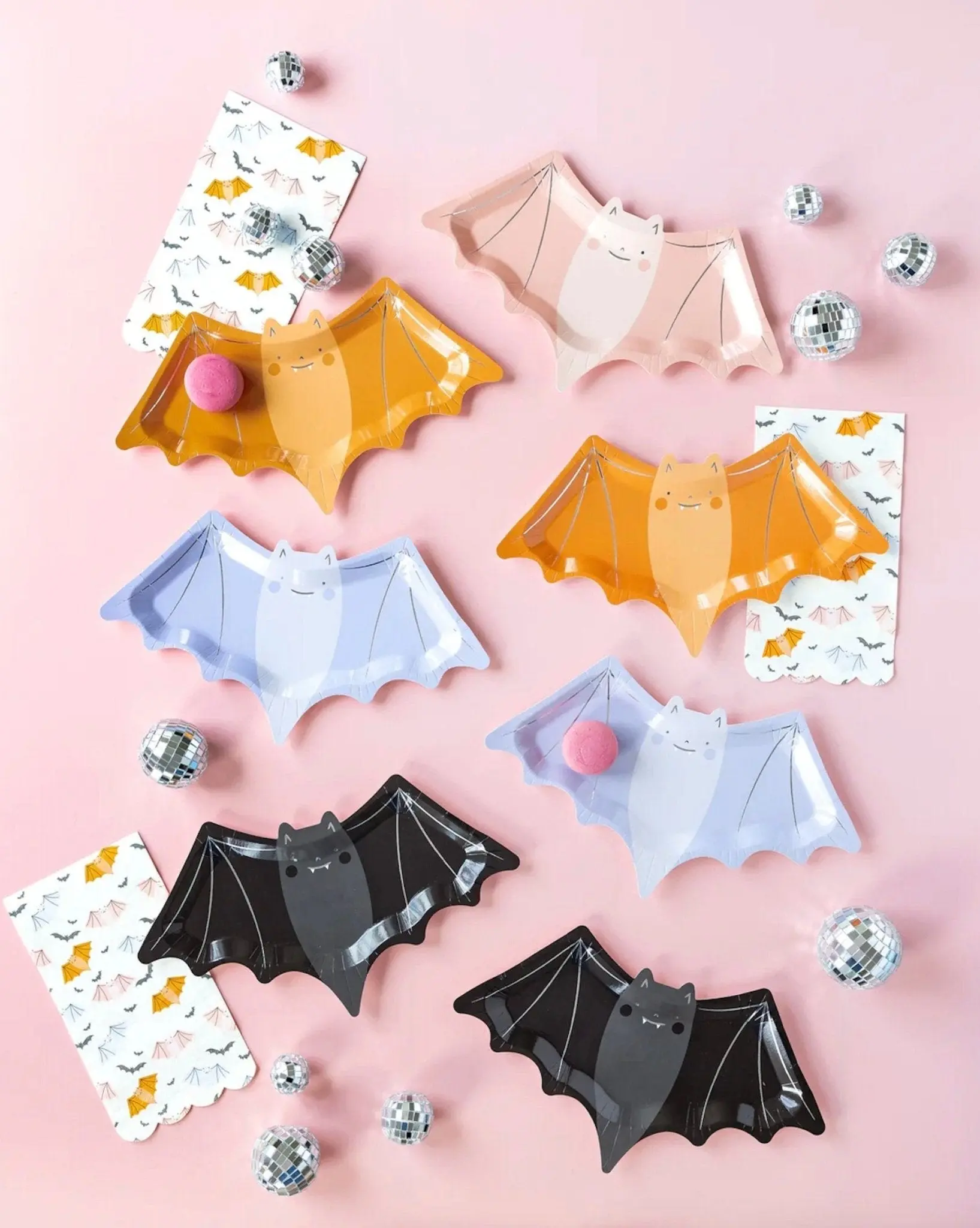 Bat Shaped Party Plates