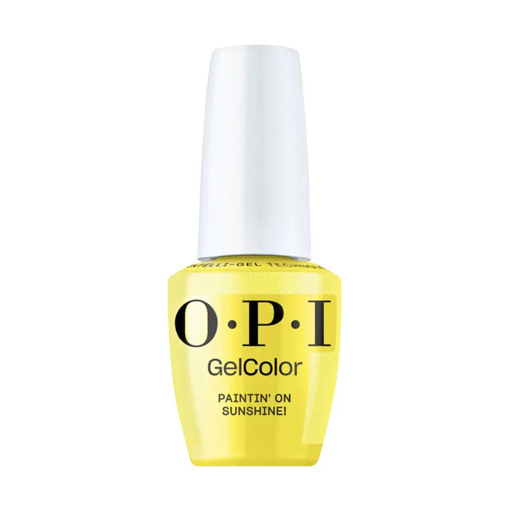 OPI Intelli-Gel - S079 Paintin' On Sunshine! - Yellow Colors - Gel Color 0.5 oz (OPI Summer 2026 Collection)
