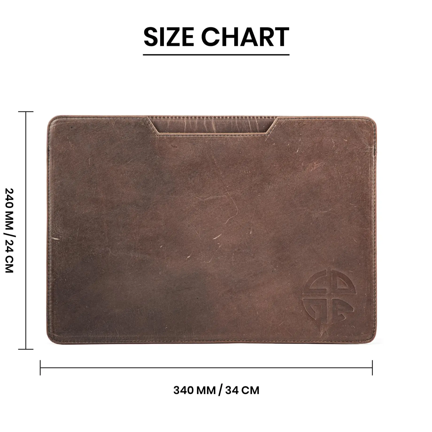 LoneLeather Handcrafted Crazy Horse Cowhide Leather Laptop Sleeve for 13" - Sleek Protection for MacBook & iPad - Elegant Slim Fit Case with Exceptional Durability - 340mm x 240mm