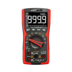 ZT-Y Multimeter TRM 9999 Counts Digital Multimeter with AC DC Voltmeter Amp Meter and Ohm Volt Amp Tester; Resistance Capacitor Temperature NCV dc voltage voltage  detector