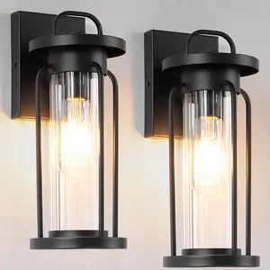 2Pack front  porch  lights, Large Porch Wall Lights Outdoor, Waterproof Anti Rust Outside Coach Lights for House, Patio, Garage